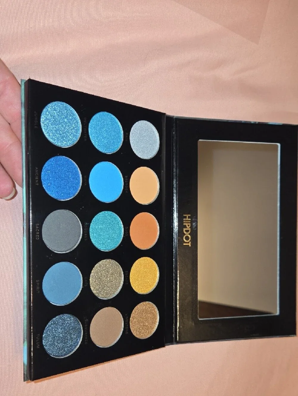 Eyeshadow Palette — Green Marble Finish